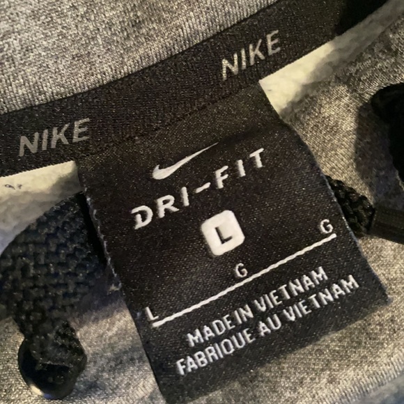 Grey & Black Nike hoodie - Picture 2 of 2